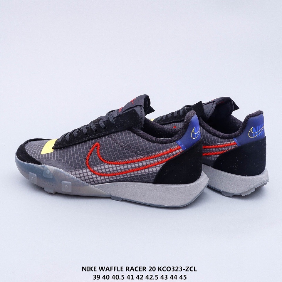 2020 Men Nike Waffle Racer 20 KCO Black Grey Red